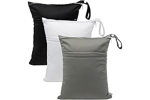 babygoal Washable Waterproof Swim Bag for Diapers, Clothes, Swimsuits and More