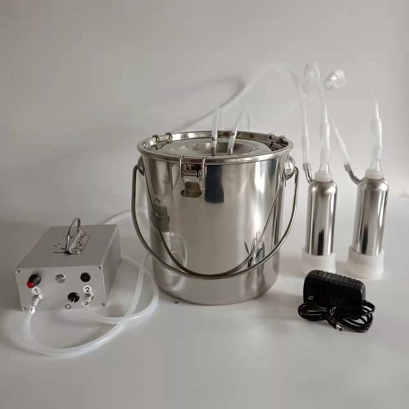Pompe à vide réglable pour machine à traire électrique 9L inox - 2