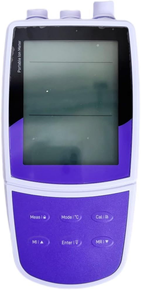 Laboratory Nitrate Ion Meter with Nitrate Standard Solutions 100, 1000 ppm Ion Concentration Range 0.4 to 62000 ppm MV Range -1999.9 to 1999.9 MV Temperature Range 0 to 105°C / 32 to 221°F