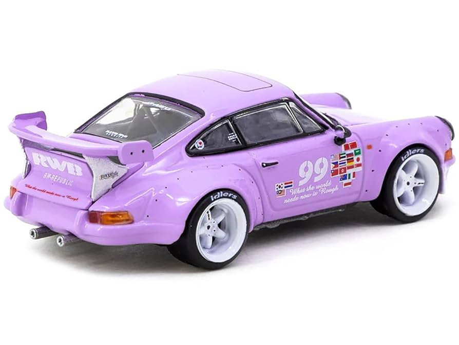 RWB964 Backdated idlersミニカー 1/64 Amazon.com: 1/64 Tarmac Works 2016 911 964 R W B Backdate