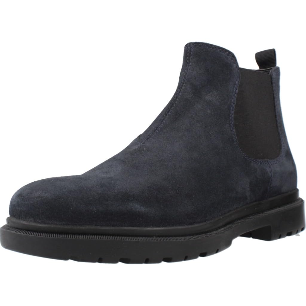 Geox Men's U Andalo A Ankle Boot, Navy, 10.5 UK