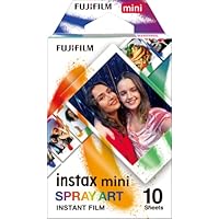 Instax Fujifilm Película instantánea instax Mini Film Spray Art,