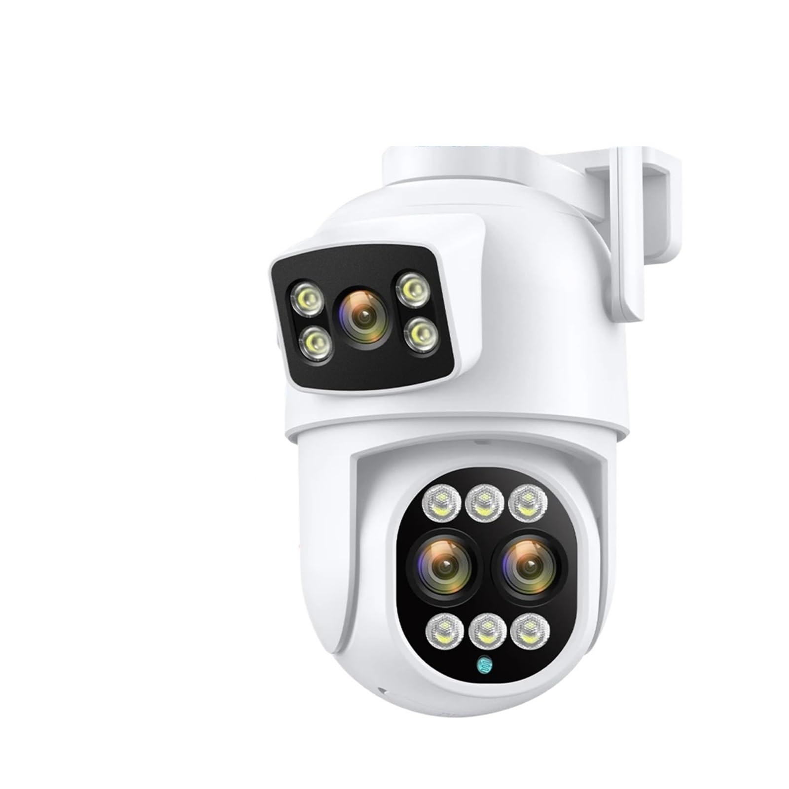 Oshpmbdlyfj Au Plug 12Mp 6K Wifi Ip Camera Outdoor 8X Zoom Dual Screens 6Mp Ptz Wifi Surveillance Camera Night Vision Cam Human Detection(,12Mp 6K Camera)
