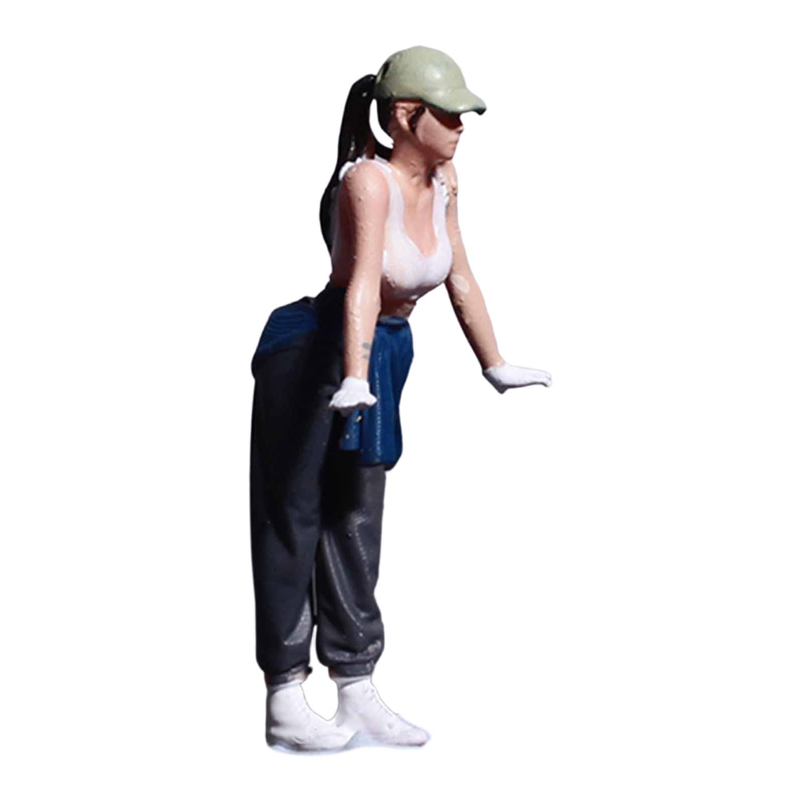 Amazon.co.jp: Colaxi 1/64 ミニチュア 女性フィギュア 樹脂製 リアル
