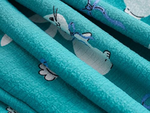 Image of Hupohoi Big Girls Button Down Pajama Set 3pcs Short Sleeve Long Pants with Shorts Crepe Wrinkled Fabric Sleepwear Nighty
