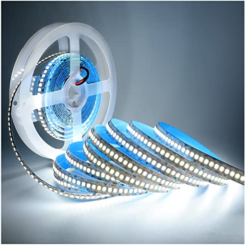 Tyun 12V Striscia LED, 1200 LEDs Bianco 6000K CRI
