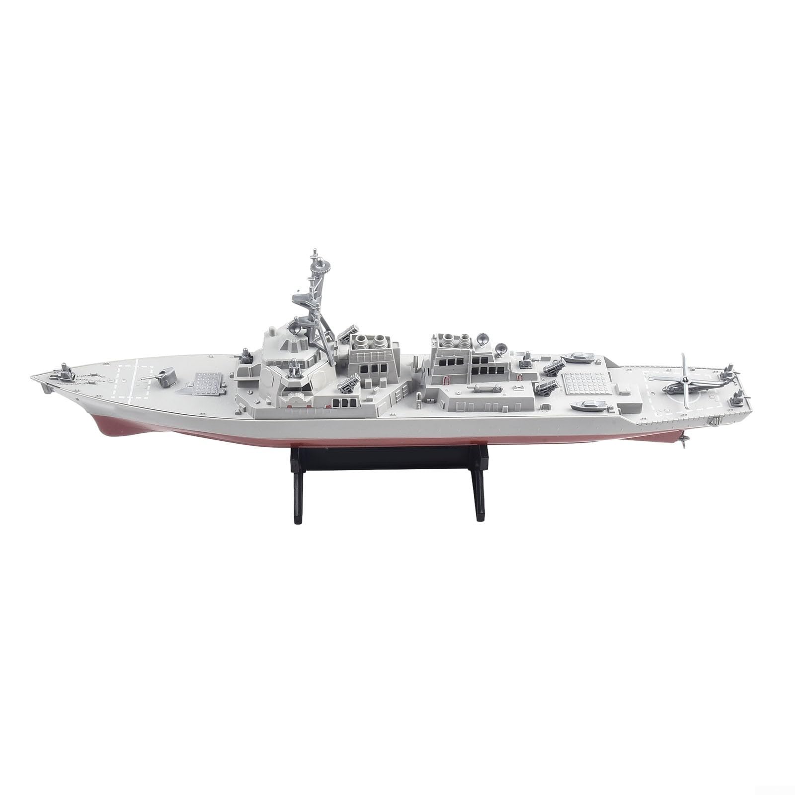 Kivivaka Navy Destroyer Scale Model 1:350 Approx Plastic Construction Kit for Kids Adults - Educational Ship Puzzle with Base - Home Office Decor