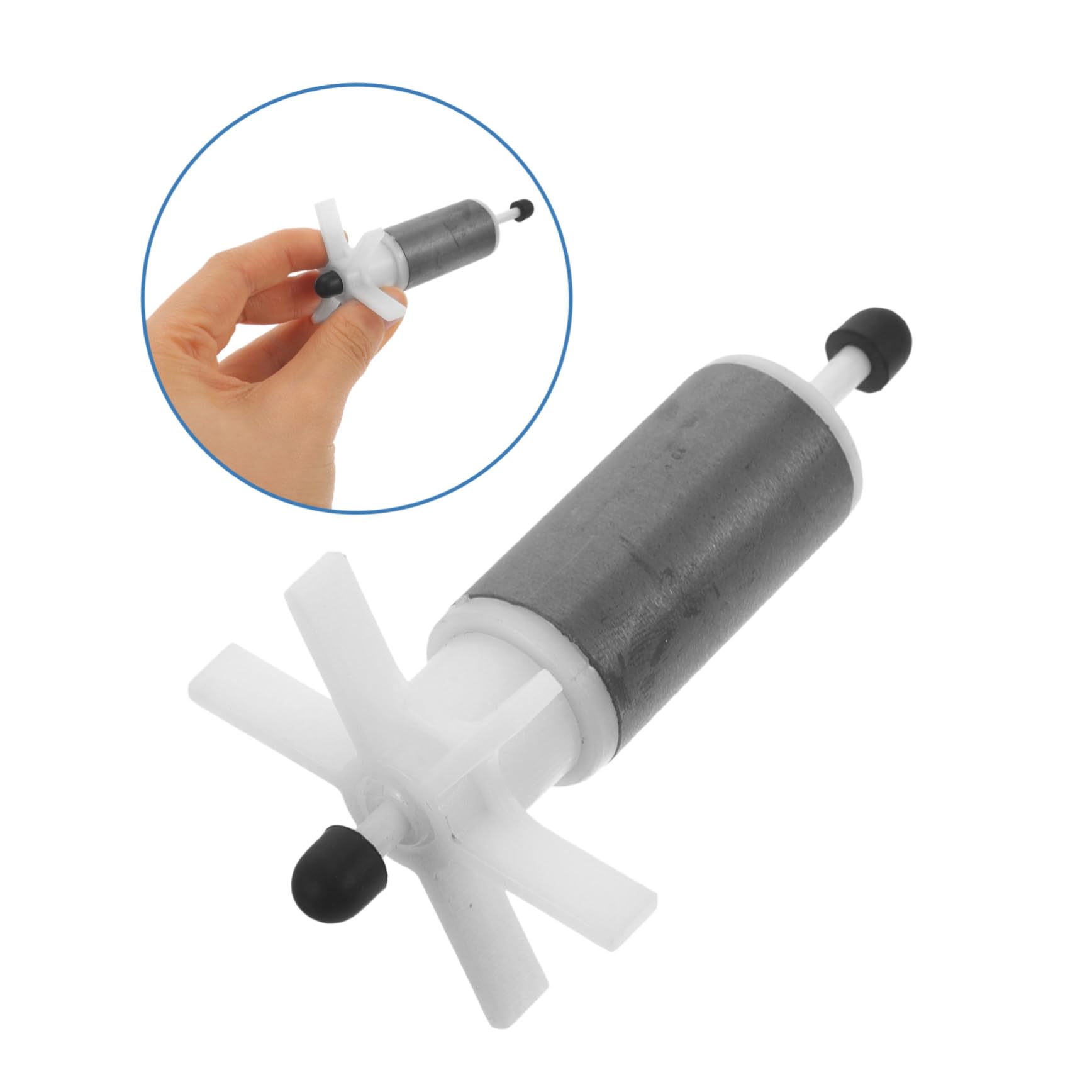 BESPORTBLE 4piezas Rotor De Impulsor De Bomba Sumergible Con Eje De Reemplazo Para Acuarios y Fuentes Accesorio Para Bomba De Agua De Peceras