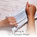 PSBM 1000 PCS 2.5 Mil 6 x 9 Inch White Poly Mailers, Self-Sealing Peel-Off Strip, Waterproof, Tear Resistant, Shipping Bag for Cloths, Documents, Books, Gifts, Jewelry and Non-Fragile Items