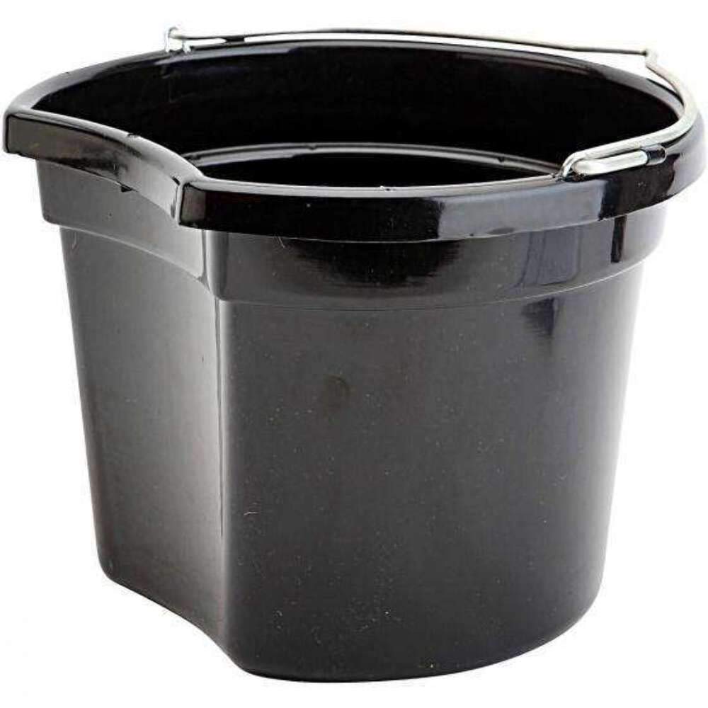 HORKA Emmer Buckets Stable Horse Feeding Elements 8L Easy Grip Plastic Tub