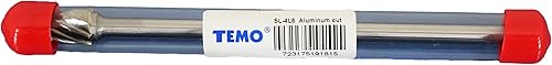Miniatura 5 de TEMO SF-3L6 NF - Lima de fresas rotativas de carburo cortado de aluminio, árbol redondo de cabeza de 38 de pulgada, diámetro de 14 de pulgada y