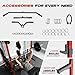 Roygym Power Cage, 2000LBS Power Rack with Cable Crossover System, All-in-One Squat Rack with Dual Independent Pulley System for Home Gym, Red
