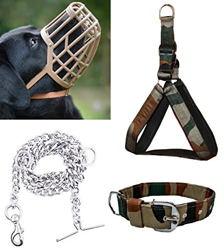 See full amazon price history chart for Hachiko Dog Muzzle Adjustable Proper Fetting for Dog Muzzle + Army Harness + Army Collar + Steel Chain for All Large Breed Dogs.(Combo of 4) (Large) Hachiko Dog Muzzle Adjustable Proper Fetting for Dog Muzzle + Army Harness + Army Collar + Steel Chain for All Large Breed Dogs.(Combo of 4) (Large) (B09JKVXSJJ) Amazon Price History, Amazon Price Tracker