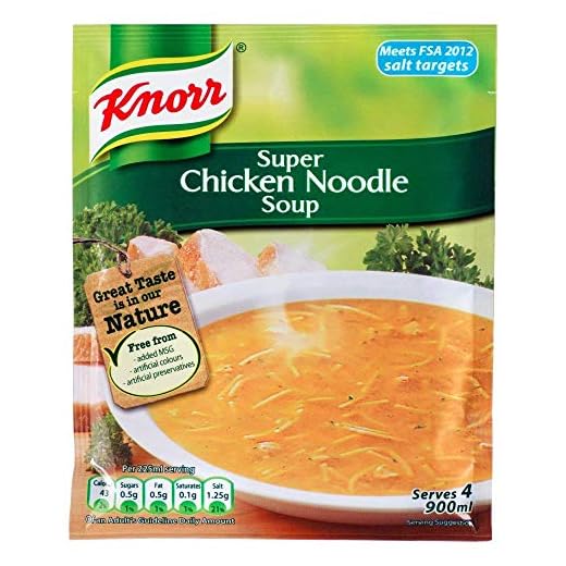 (12-pack) Knorr kyckling nudelsoppa – 51 g