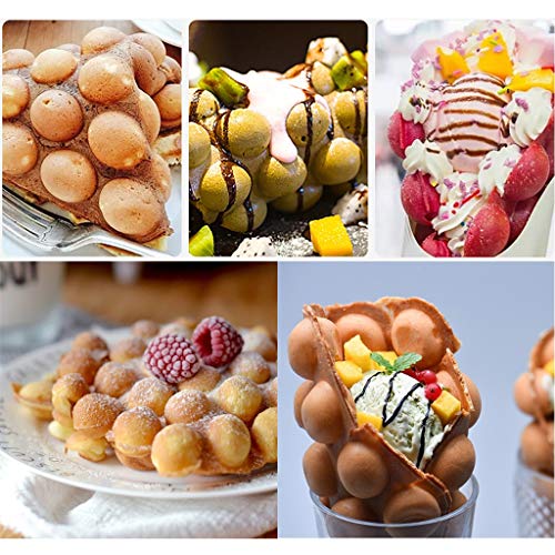 JDKC- Waffeleisen Eierkuchenmacher Ei Waffeleisen Maschine Elektrischer Antihaft-Ofen-Puff-Brotbackautomat Rostfreier… – Bild 3