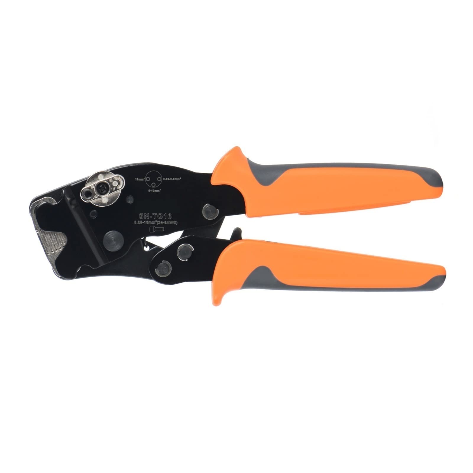 SN-TG16 0,25-16mm²(24-6AWG) alicates de prensado de virola herramienta de prensado cuadrado autoajustable for punteras de extremo de cable perfection