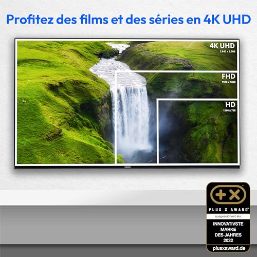 Medion Life X14370 108 Cm 42.5 4k Ultra Hd Smart Tv Wifi 320 Cdm² - vue 3