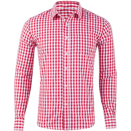 Chemise bavaroise pour homme à carreaux Oktoberfest B627