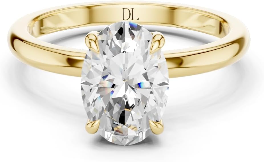 1 to 5 Carat Lab Grown Diamond Engagement Ring – IGI Certified D–E Color, VVS2 Clarity – 14K/18K White, Yellow, or Rose Gold | With Gold Purity XRF Report Card And IGI Certificate