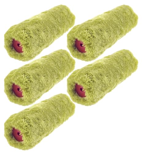 Lot de 5 rouleaux de rechange pour façade, fortement rembourrés, 25 cm