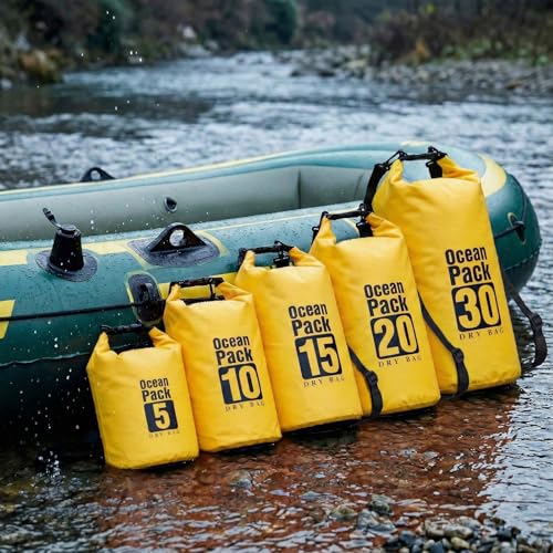Image of Floating Waterproof Dry Bag for Kayaking Boating Paddle Boarding