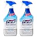 PURELL Multi-Surface Disinfectant Spray, Fragrance Free, 28 fl oz Spray Bottle with Trigger Sprayer (Pack of 2) - 2846-02-ECCAL