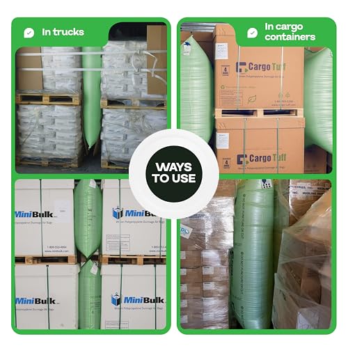 Image of IDL Packaging 36 inch x 48 inch Dunnage Airbags, Woven Polypropylene, Level 1 (Pack of 1) - Fill The Void in Trucks and Intermodal Shipments, Reusable - Cargo Securing Solution for Container Stuffing
