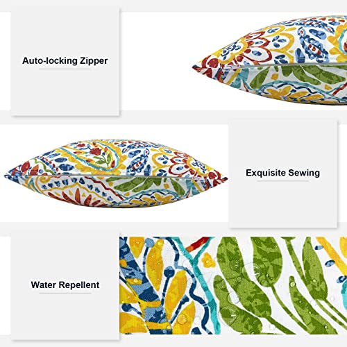 Outdoorindoorthrowpillowcoverssetof2allweathersquarepillowcases16x16inchpatiocushionpillowofhomefurnitureusepaisleymulti Urban Country Home Decor Outdoorindoor throw pillow covers set of 2 all weather square pillow cases 16×16 inch patio cushion pillow of home furniture use paisley multi urban country home decor