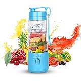 Portable Blender, Personal Size Blender for Shakes and Smoothies, 4000mAh Rechargeable Mini Travel...