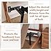 Otoolling Heavy Duty Adjustable Headboard Brackets for Metal Bed Frame (2 Pack) Universal Headboard and Footboard Extension Kit for Twin Full King Queen Bed,Steel Mounting Hardware with Tools Included