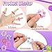Liliaafar 100 Pack Colored Fidget Ring for Adult Spiky Bead Sensory Finger Acupressure Rings for Stress Relief Finger Anxiety Rings Adult Fidget Toys for Stress Reducer Office Workers