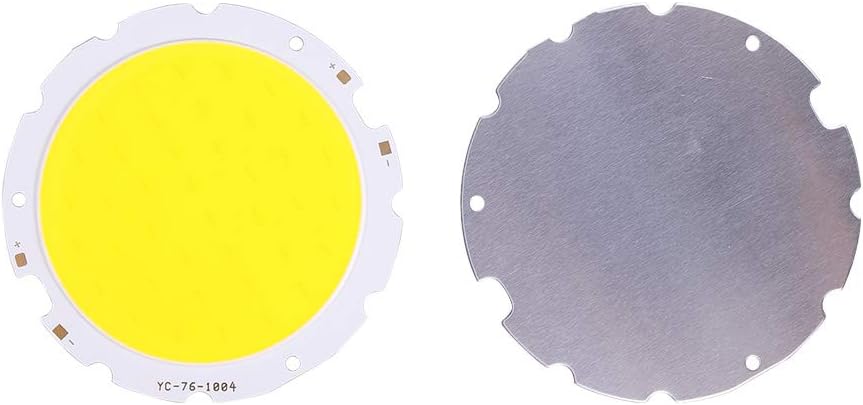 Othmro 20W LED Chip Bulb COB Light Beads, Diameter 70mm, Edison Screw Base, Aluminium, 3000K, 1pc, 600ma 20w 70mm - Image 3