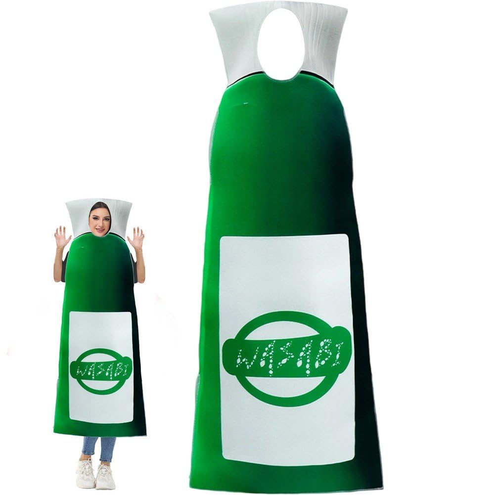 Costume de sauce moutarde gonflable pour adulte - Déguisement drôle pour Halloween