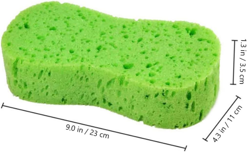 CHILDWEET Bone Design Car Wash Sponge, 10 Pcs Porous Reusable Cleaning Pads