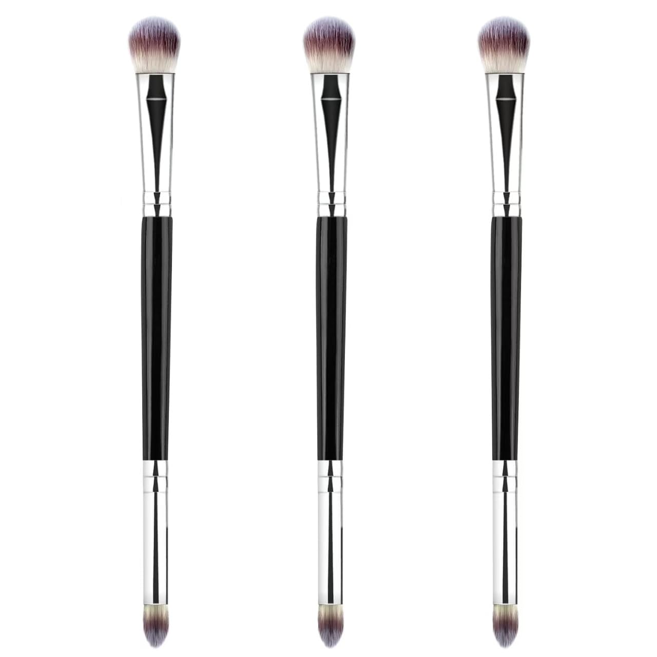 MUIIGOOD 3Pcs Eyeshadow Brush Eye Makeup Brush Professional Blending Eyeshadow Makeup Brushes for Concealer Eyebrows Eyeliner Soft Hairs Makeup Tool