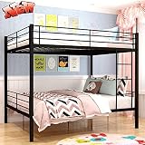 Queen Bunk Beds for Adults, Higher Quality Queen Over Queen Bunk Bed, Heavy Duty Metal Queen Bunk Be