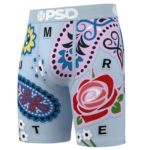 PSD Men's Muerte Boxer Briefs, Multi, L
