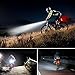 HODGSON Bike Lights Bicycle Lights Front and Back, USB Rechargeable Bike Light Set Super Bright Front and Rear Flashlight LED Headlight Taillight Splash-Proof Easy to Install (Black 2)