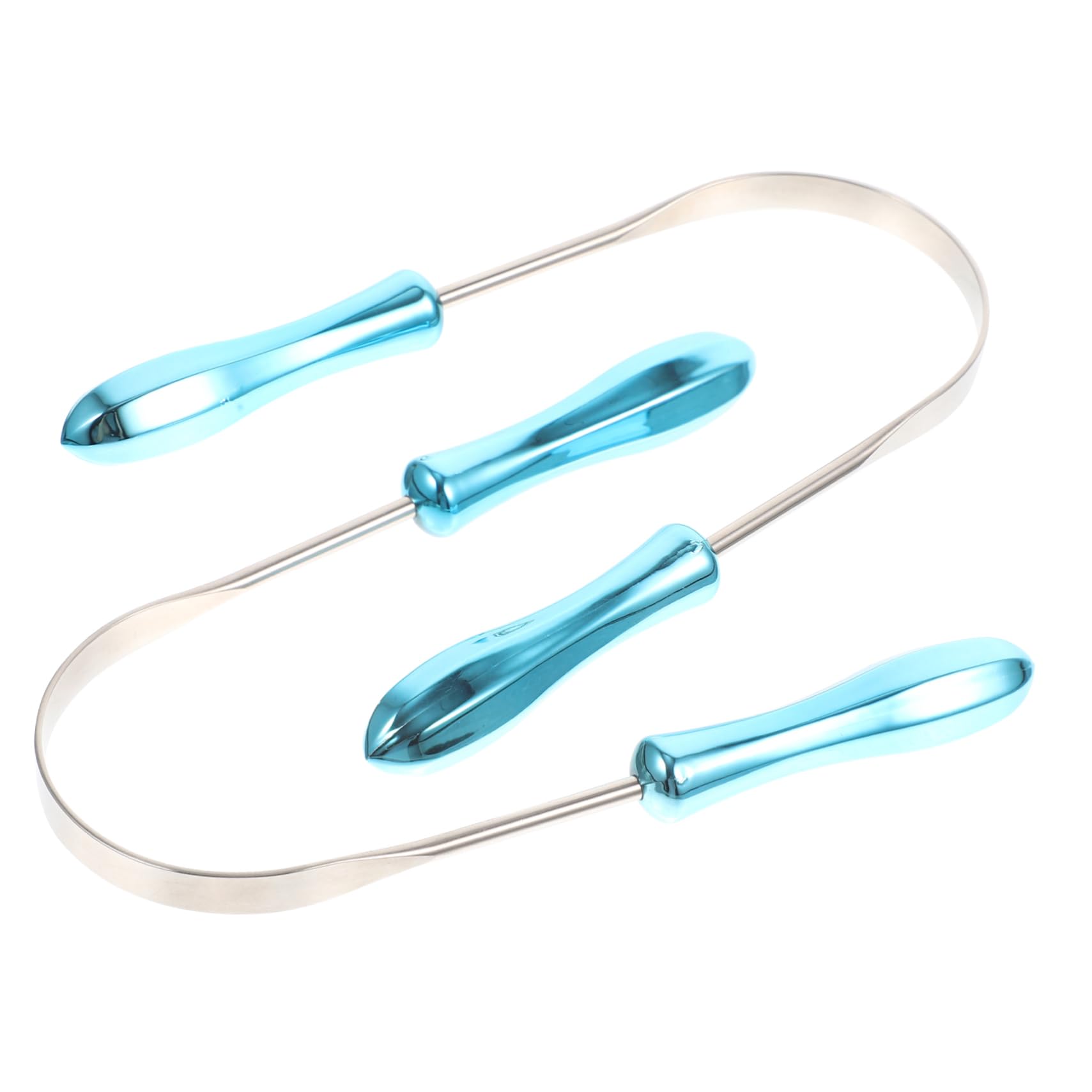 4 Set Raschietto Linguale Acciaio Inossidabile U Shape Strumento Orale Per Adulti E Rimuove Residui E Odori Facile Usare 2 Pezzi * 4