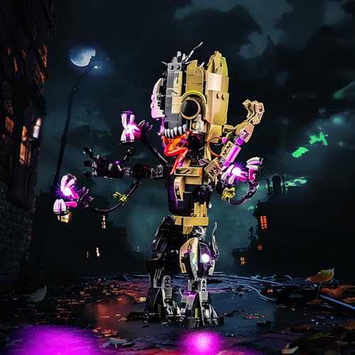 BRICKSHINING LED Lighting Compatible with Lego Venomized Groot 76249, Light Kit Compatible with Lego 76249, Giving Light to Model, NOT Included The Model Set?Standard Version?
