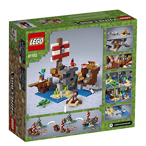 Lego Minecraft A Aventura do Barco Pirata 21152