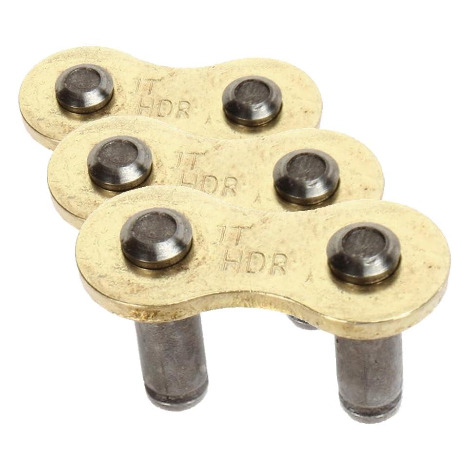 JT Chain JTC428HDRSL (428 Series) Black Steel Non O-Ring Clip Type Connecting Link (Pack of 3)