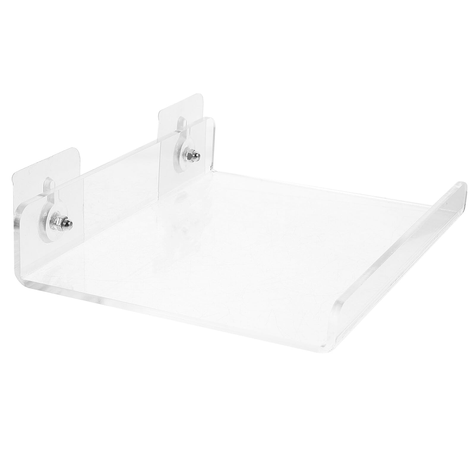 Estante para baño sin taladro SHINEOFI repisa flotante acrílica contra el desorden