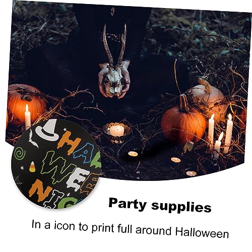 KALLORY 6 Conjuntos 48 Peças Caveira Para Tema Incluído Canecas De Onça De Papel De Halloween Padrão