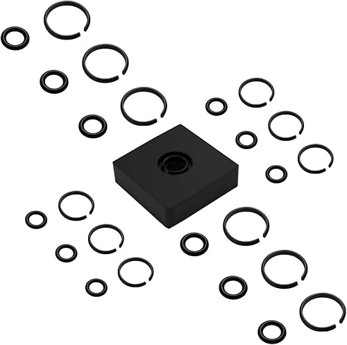 (6+6 juegos) Anillo de retención de impacto de 12" y 38" Anillo de fricción con junta tórica para llave de impacto Milwaukee tipo