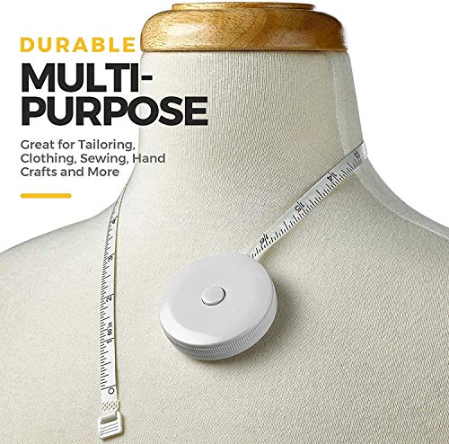 Body Tape Measure - (2 Pack) Cinta Métrica Retráctil miniatura 3