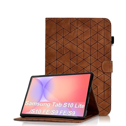 Étui pour Samsung Galaxy Tab S10 FE 10,9" folio magnétique marron