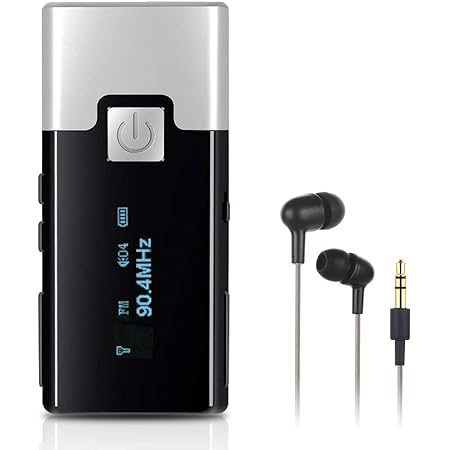 ENKLOV Tragbares DAB Radio Taschenradio mit Kopfhörer, Digitales DAB DAB+ UKW FM Radio, Ansteckbares Design Clip-on Super leicht, 20 Sender speichern, für Sport, Jogging, Laufen, Unterwegs