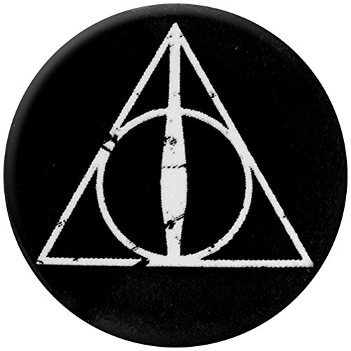 Preisvergleich Produktbild Harry Potter Anstecker Deathly Hallows Logo