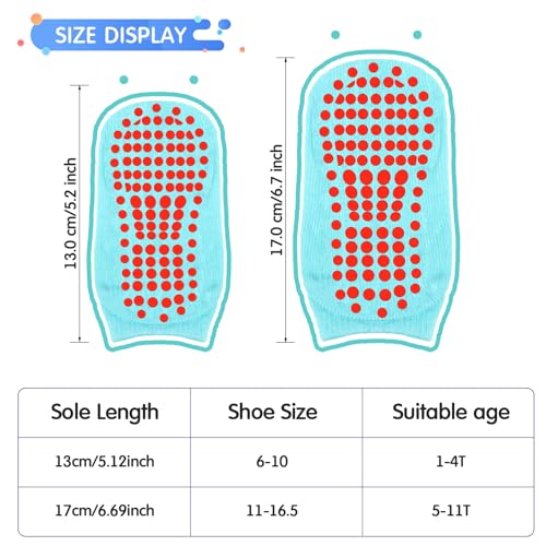 Geyoga 12 Pairs Non Slip Socks Ankle Grip Anti Skid Socks for Boys Toddlers Girl4